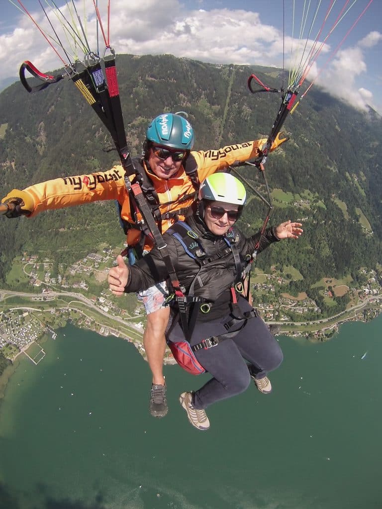 Paragliding Tandemfliegen in Kärnten - fly4you
